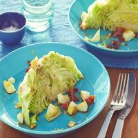 Iceberg Wedge Salad with Warm Bacon Dressing_image