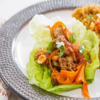 Spicy Turkey Lettuce Cups with Red Pepper Jelly_image