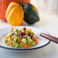 Curried Quinoa Salad With Cranberries image