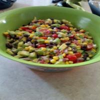 Avocado, Black Bean, Corn & Tomato Salad_image