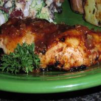 Grilled Chicken With Cherry Sauce_image