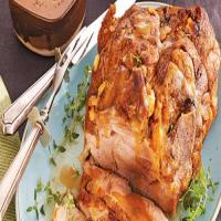 Roast Pork with Garlic Onion Gravy image