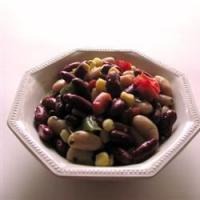 Red, White and Black Bean Salad image