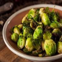 Pan-Browned Brussels Sprouts image