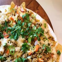 Spiced Turkey Nachos with Homemade Cheese Sauce and ''Crisper Drawer'' Salsa_image