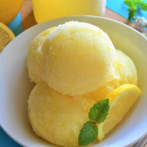Limoncello Lemon Sorbet (With or Without Mint)_image