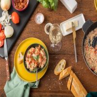 Tomato and Bacon Risotto with Gulf Shrimp_image