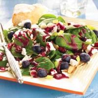 Spinach Salad with Blackberry Vinaigrette_image