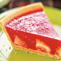 Strawberry JELL-O Pie Recipe image