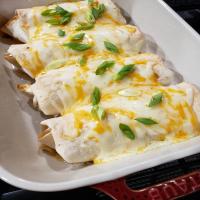 Creamy Chicken and Corn Burritos image