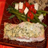 Roasted Salmon With Mustard-Dill Glaze image
