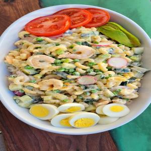 Grandma's Macaroni Shrimp Salad_image
