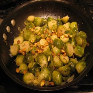 Herb-Pistachio Brussels Sprouts image