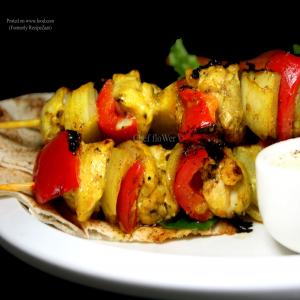 Lemony Moroccan Style Chicken Kebabs image
