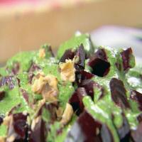 Beet Salad with Watercress Drizzle image
