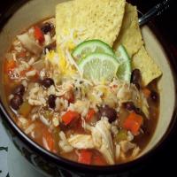 Easy Mexican Chicken/Black Bean Soup image