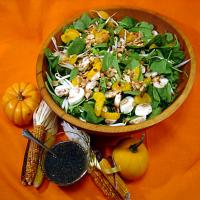 Spinach Salad With Lime Poppy Seed Dressing image