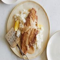 Pecan-Crusted Catfish with Spicy Cream Sauce image