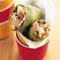 Turkey Wraps with Curry-Chutney Mayonnaise and Peanuts image