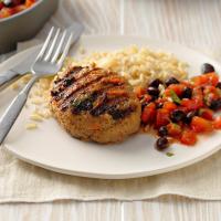 Southwest Turkey Patties with Beans image