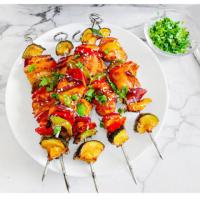 Air Fryer Chicken Skewers Recipe (5 Mins Sweet Spicy Sauce)_image