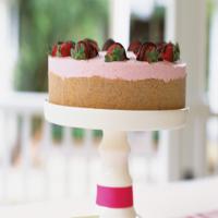No-Bake Strawberry Cream Cake image