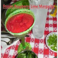Frozen Raspberry Lime 'Mock' Margaritas_image