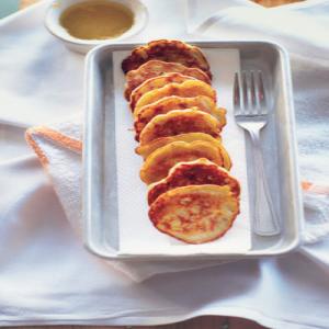 Corn Griddle Cakes with Sausage Recipe | Epicurious.com_image