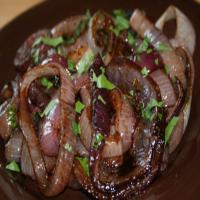 Grilled Red Onions With Balsamic Vinegar and Rosemary image