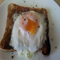 Microwave Poached Egg on Toast image