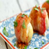 Sweet and Spicy Bacon Wrapped Potato Bites_image
