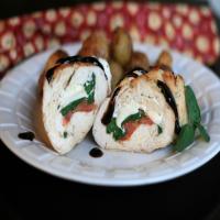 Caprese-Stuffed Chicken Breast with Balsamic Reduction_image