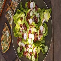 Butter-Lettuce Salad with Avocado-Buttermilk Dressing image