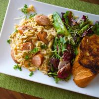 Everyday Orzo with Sausage and Fresh Herbs image