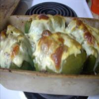 Philly Cheese Steak Stuffed Green Peppers image