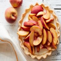 4-Ingredient Peaches and Cream Pie image