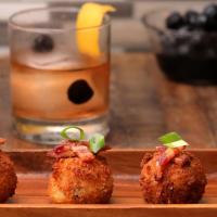 Cheesy Bacon Mashed Potato Balls & Spiced Rum-Fashioned Recipe by Tasty image