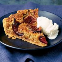 Honey roasted fig & almond tart image