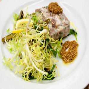 Frisée Salad with Bloomed Mustard Seed and Mustard Oil_image