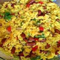 Mexican Yellow Rice and Black Beans image