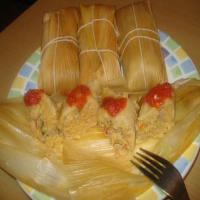Cuban Tamales made with Fresh Corn, Tamales Cubanos de Maiz Criollo Tierno_image