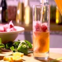 Lemon-Ginger Iced Tea with Berry Cubes image