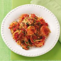 Spicy Shrimp & Peppers with Pasta image