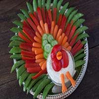 Thanksgiving Turkey Veggie Tray_image