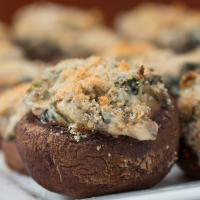 Creamy Spinach-Stuffed Mushrooms Recipe by Tasty image
