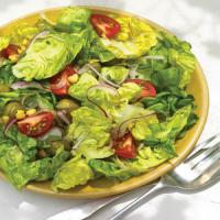 Green Salad with Chickpeas_image