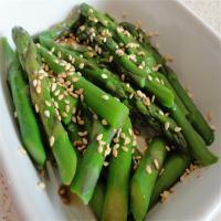 Sauteed Asparagus With Sesame Seeds_image