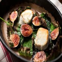 Baked Figs and Goat Cheese image