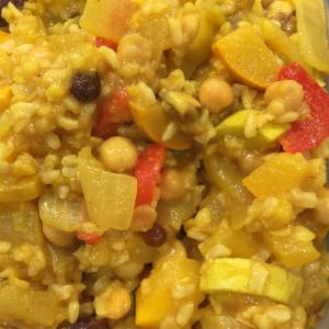 Mediterranean Yellow Rice and Vegetables_image