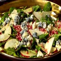Pear and Pomegranate Salad with Gorgonzola and Champagne Vinaigrette image